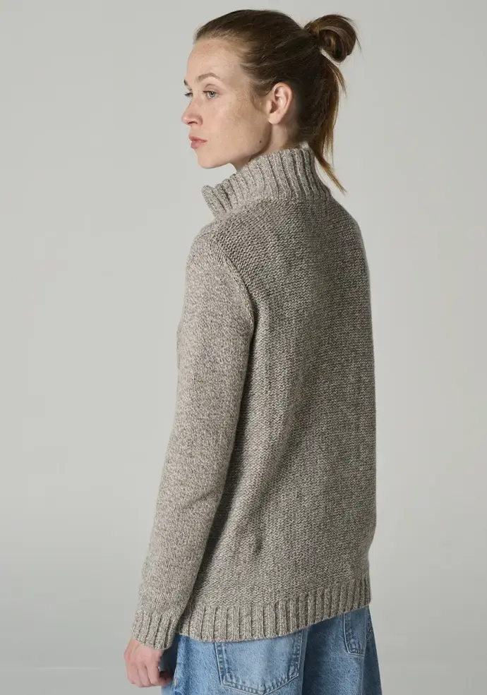 Gilet laine zippé femme online